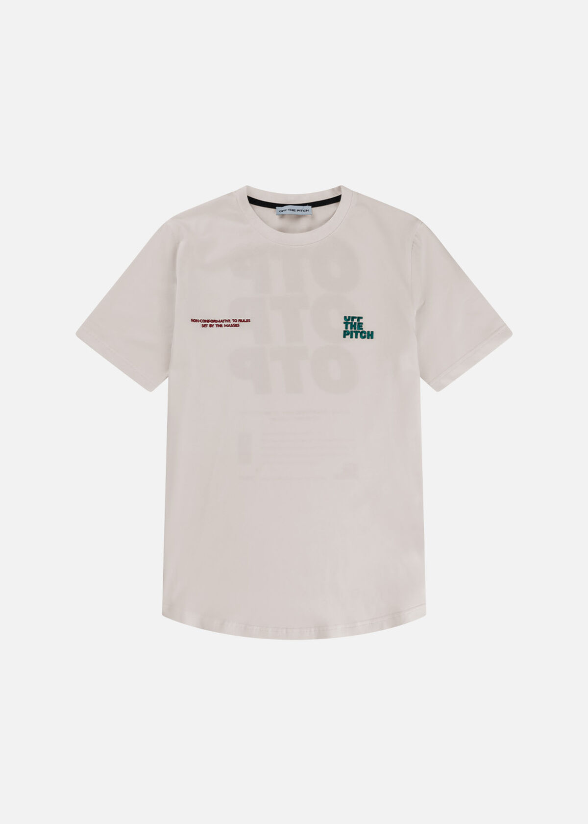 Division Slim Fit Tee, Off white, hi-res